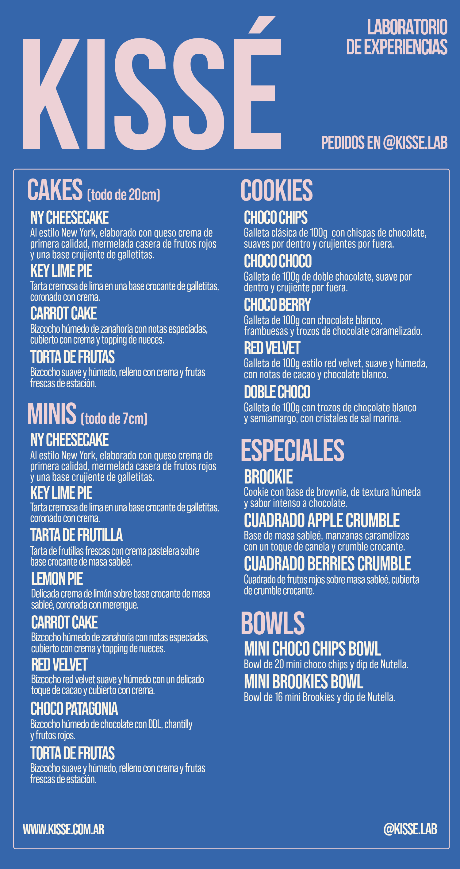 Menú Kissé